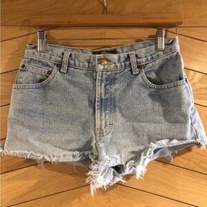 Vintage 90s American Outpost Denim Shorts Sz 3/4 USA 100% Cotton 💙